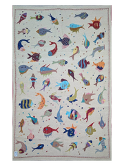 Suzani Hand Embroidered Kilim - Size: 240 x 170 cm