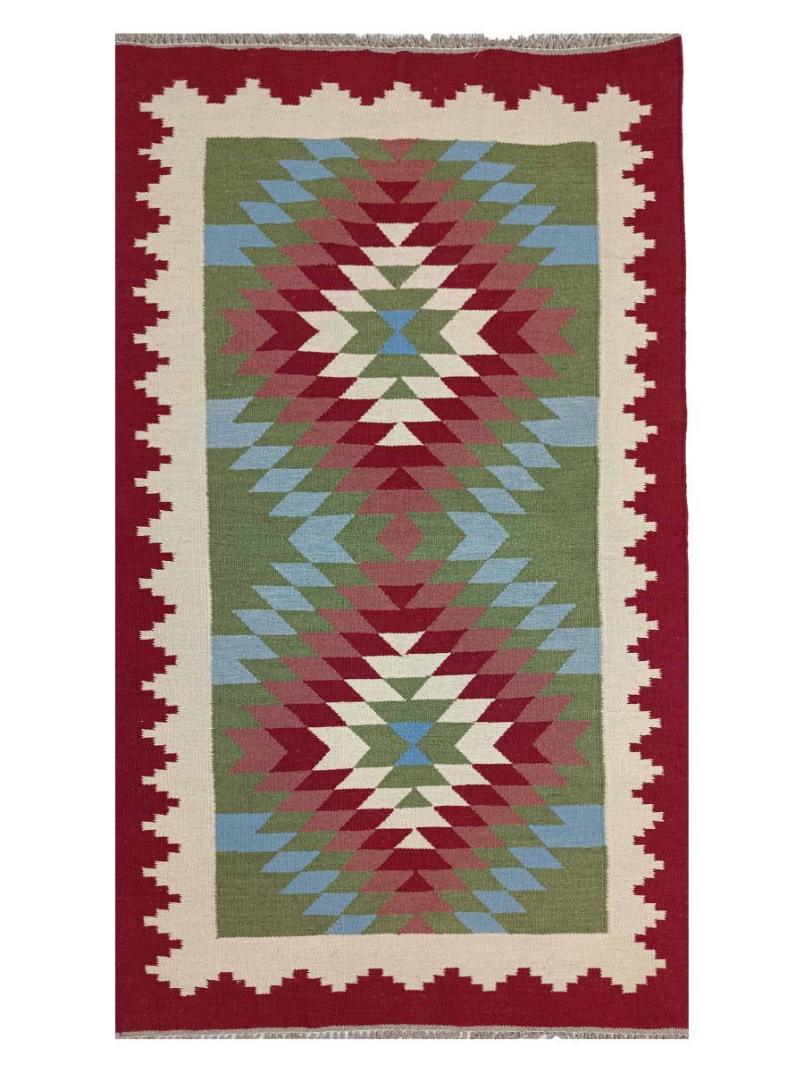 Modern Flatweave Rug - Size: 245 x 188 cm
