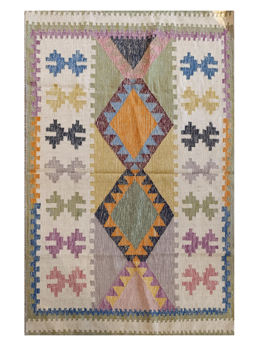 Modern Flatweave Rug - Size: 365 x 275 cm