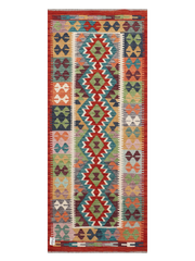 Maimana Afghanistan Kilim Runner Rug - 168 x 69 cm