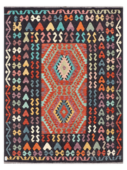 Maimana Afghanistan Kilim Area Rug - 237 x 180 cm