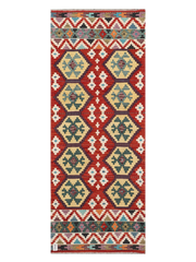 Maimana Afghanistan Kilim Runner Rug - 199 x 77 cm