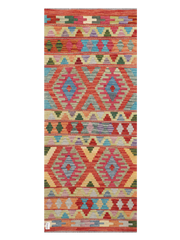 Maimana Afghanistan Kilim Runner Rug - 191 x 79 cm