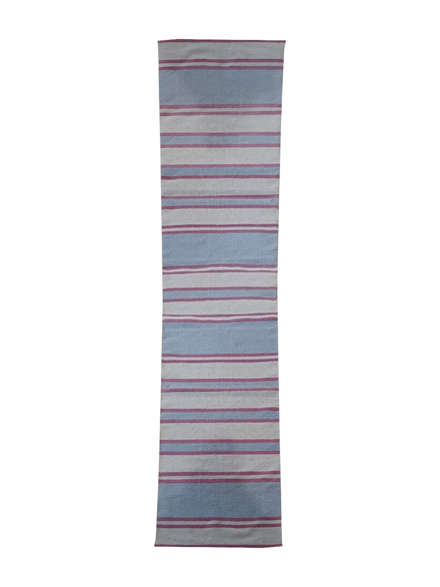 Scandinavian Kilim Runner - Size: 367 x 78 cm