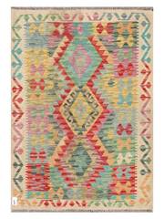 Maimana Afghanistan Kilim Accent Rug - 157 x 109 cm