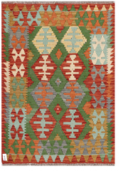 Maimana Afghanistan Kilim Accent Rug - 142 x 98 cm