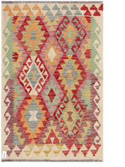 Maimana Afghanistan Kilim Accent Rug - 145 x 92 cm