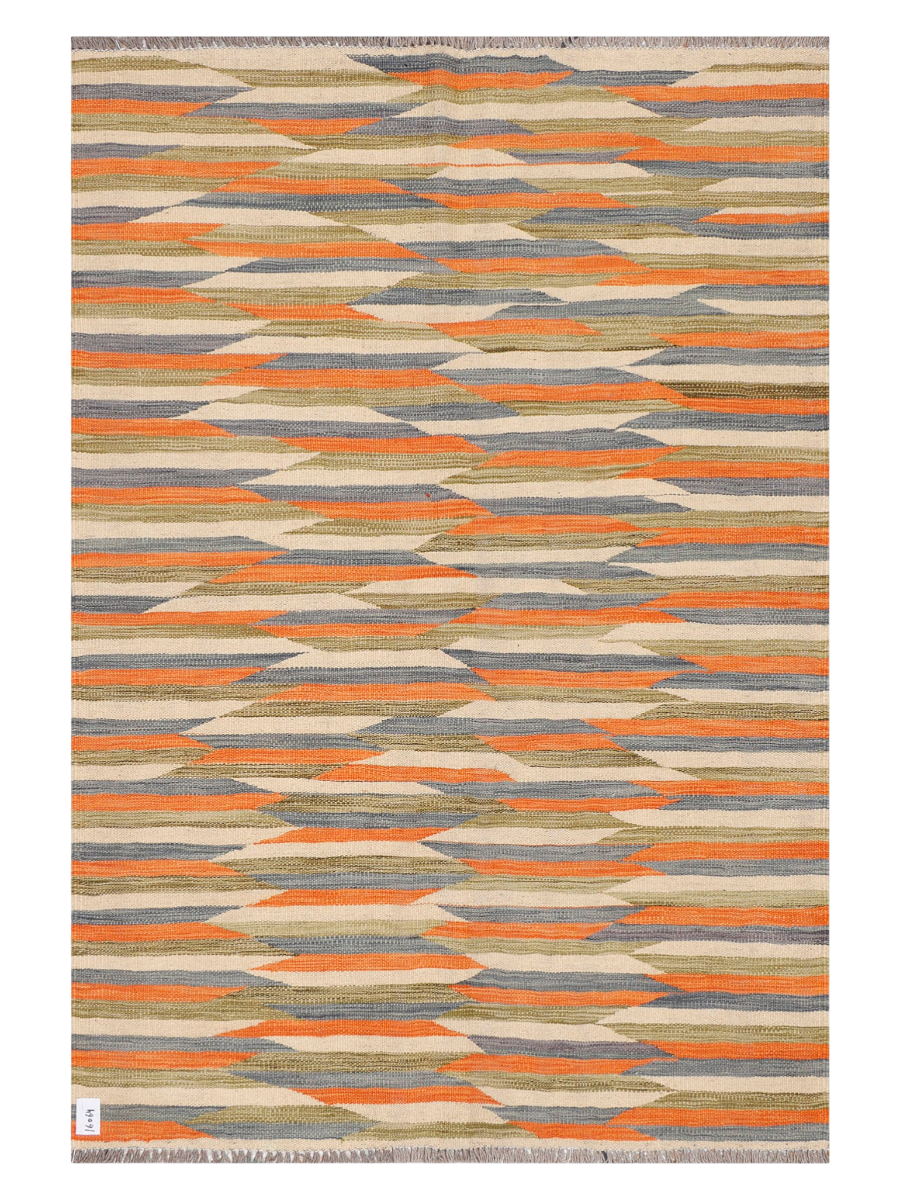 Maimana Afghanistan Kilim Accent Rug - 177 x 119 cm
