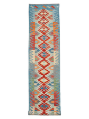 Maimana Afghanistan Kilim Runner Rug - 489 x 80 cm