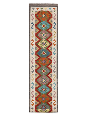 Maimana Afghanistan Kilim Runner Rug - 490 x 80 cm