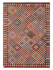 Maimana Afghanistan Kilim Area Rug - 290 x 204 cm