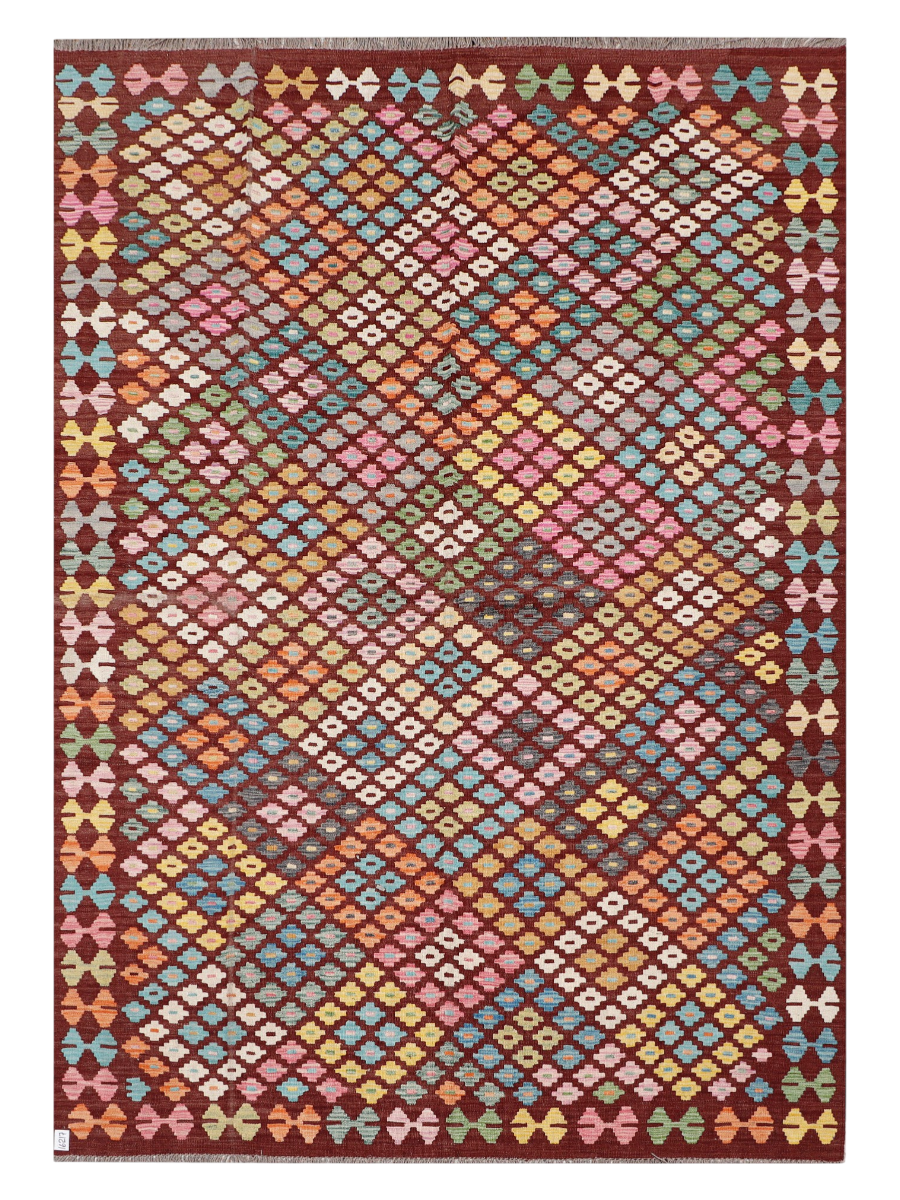 Maimana Afghanistan Kilim Area Rug - 290 x 204 cm