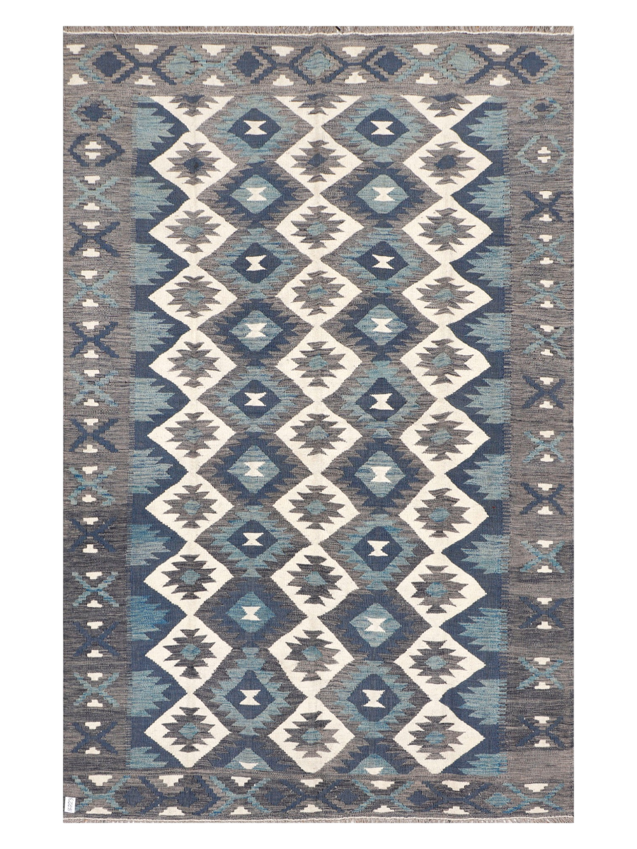Maimana Afghanistan Kilim Area Rug - 295 x 189 cm