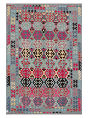 Maimana Afghanistan Kilim Area Rug - 292 x 201 cm