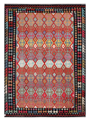 Maimana Afghanistan Kilim Area Rug - 382 x 276 cm