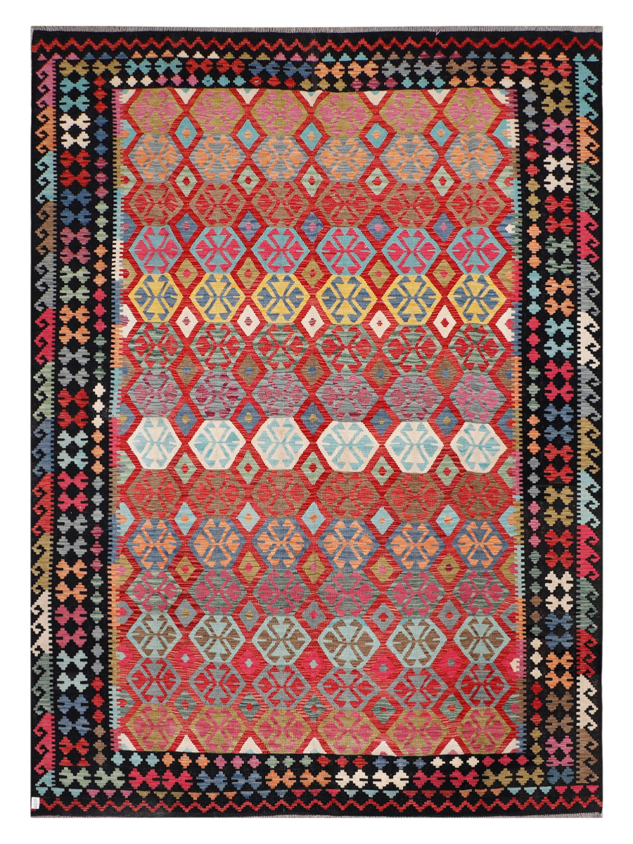 Maimana Afghanistan Kilim Area Rug - 382 x 276 cm