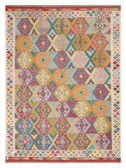 Maimana Afghanistan Kilim Area Rug - 344 x 252 cm