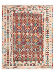 Maimana Afghanistan Kilim Area Rug - 493 x 397 cm