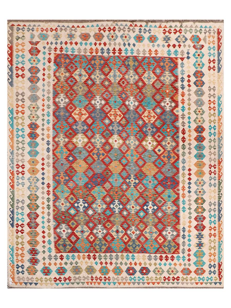 Maimana Afghanistan Kilim Area Rug - 493 x 397 cm