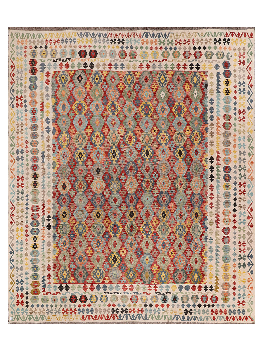 Maimana Afghanistan Kilim Area Rug - 503 x 418 cm