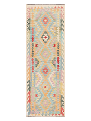 Maimana Afghanistan Kilim Runner Rug - 250 x 85 cm