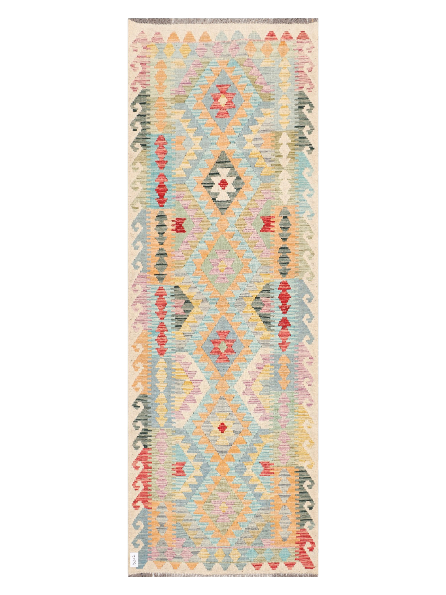 Maimana Afghanistan Kilim Runner Rug - 250 x 85 cm