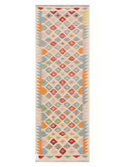 Maimana Afghanistan Kilim Runner Rug - 209 x 72 cm