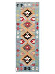 Maimana Afghanistan Kilim Runner Rug - 198 x 69 cm