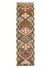 Maimana Afghanistan Kilim Runner Rug - 497 x 83 cm