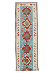 Maimana Afghanistan Kilim Runner Rug - 491 x 82 cm