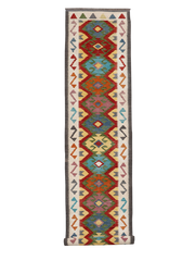 Maimana Afghanistan Kilim Runner Rug - 486 x 80 cm