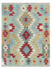 Maimana Afghanistan Kilim Accent Rug - 113 x 85 cm