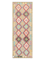 Maimana Afghanistan Kilim Runner Rug - 234 x 83 cm