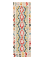 Maimana Afghanistan Kilim Runner Rug - 256 x 86 cm