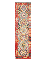 Maimana Afghanistan Kilim Runner Rug - 297 x 83 cm
