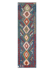 Maimana Afghanistan Kilim Runner Rug - 302 x 85 cm