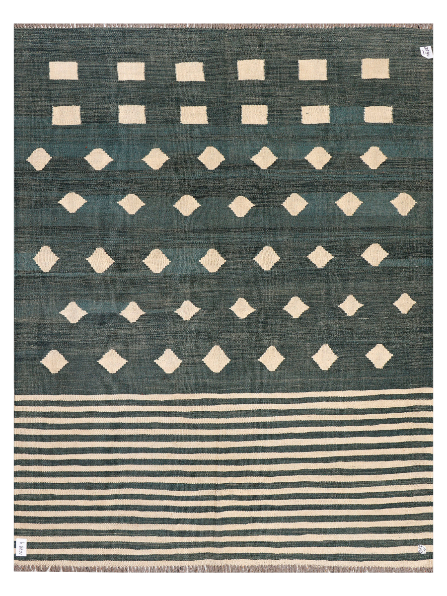 Maimana Afghanistan Kilim Accent Rug - 199 x 152 cm
