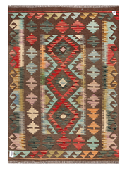 Maimana Afghanistan Kilim Accent Rug - 150 x 105 cm