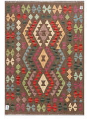 Maimana Afghanistan Kilim Accent Rug - 151 x 105 cm