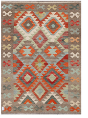 Maimana Afghanistan Kilim Accent Rug - 200 x 142 cm