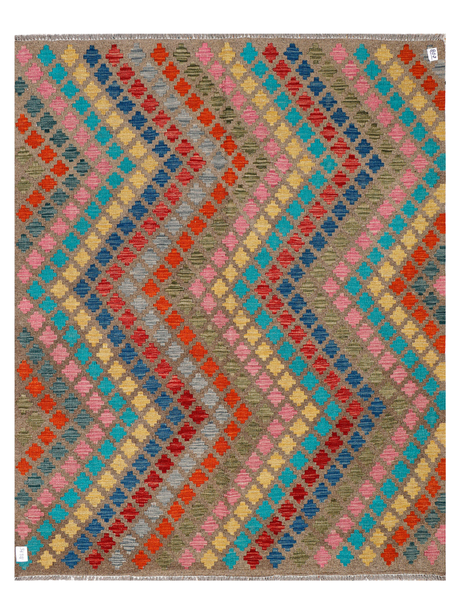 Maimana Afghanistan Kilim Accent Rug - 199 x 157 cm