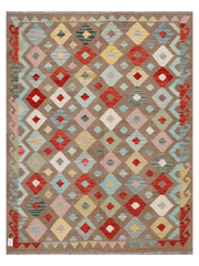 Maimana Afghanistan Kilim Accent Rug - 195 x 150 cm