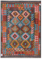 Maimana Afghanistan Kilim Accent Rug - 168 x 118 cm