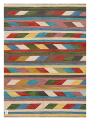 Maimana Afghanistan Kilim Accent Rug - 174 x 127 cm