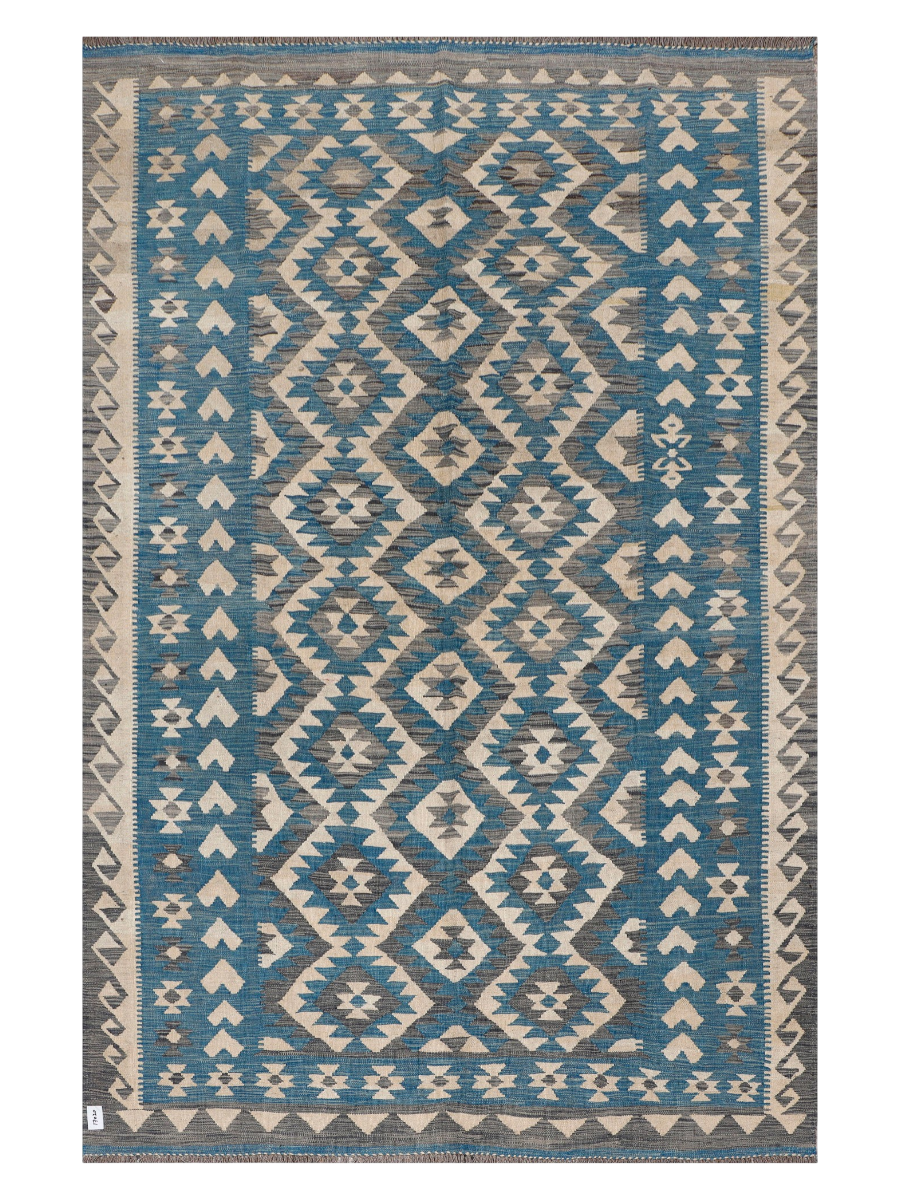Maimana Afghanistan Kilim Area Rug - 297 x 194 cm