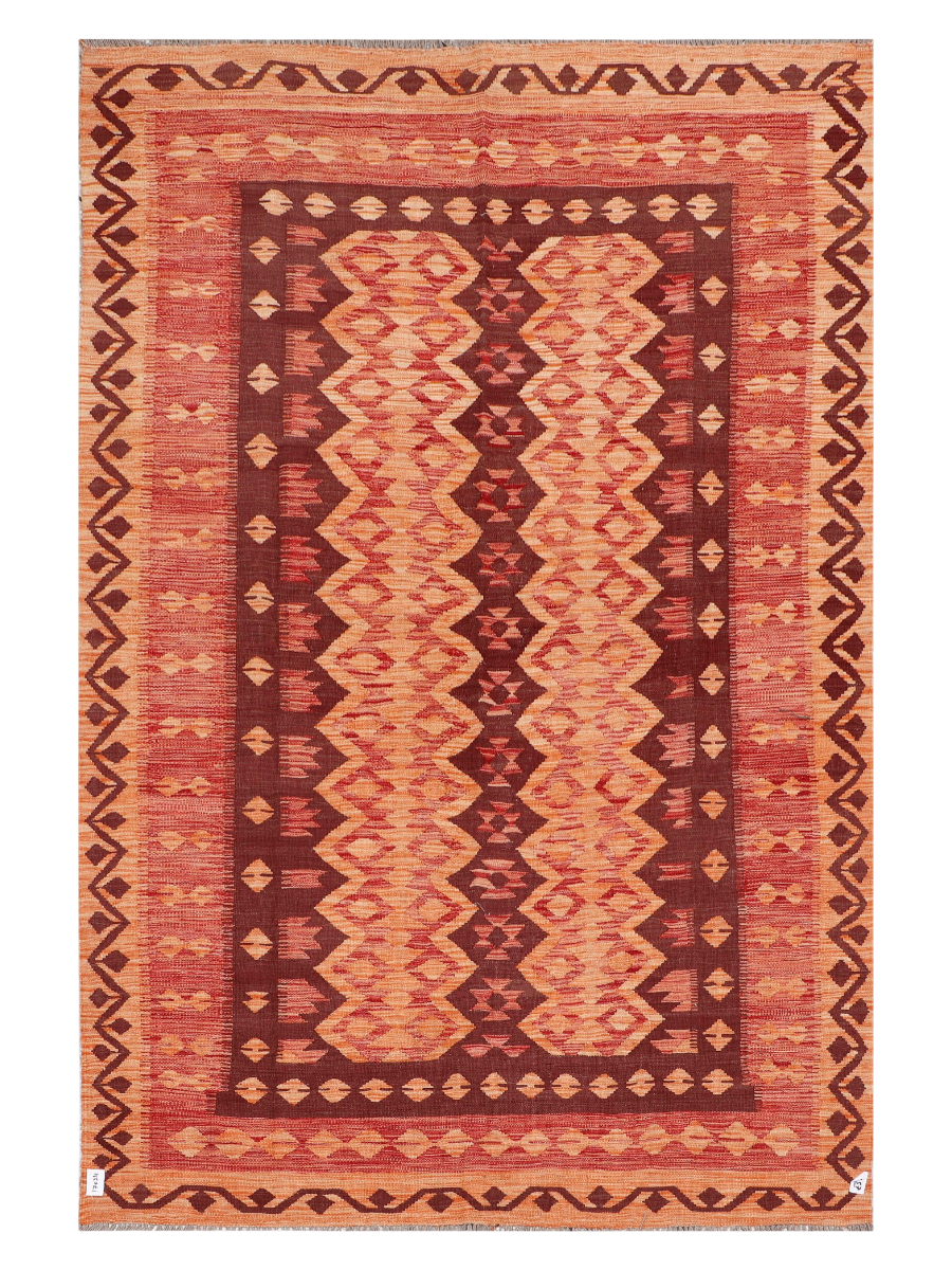 Maimana Afghanistan Kilim Area Rug - 292 x 195 cm