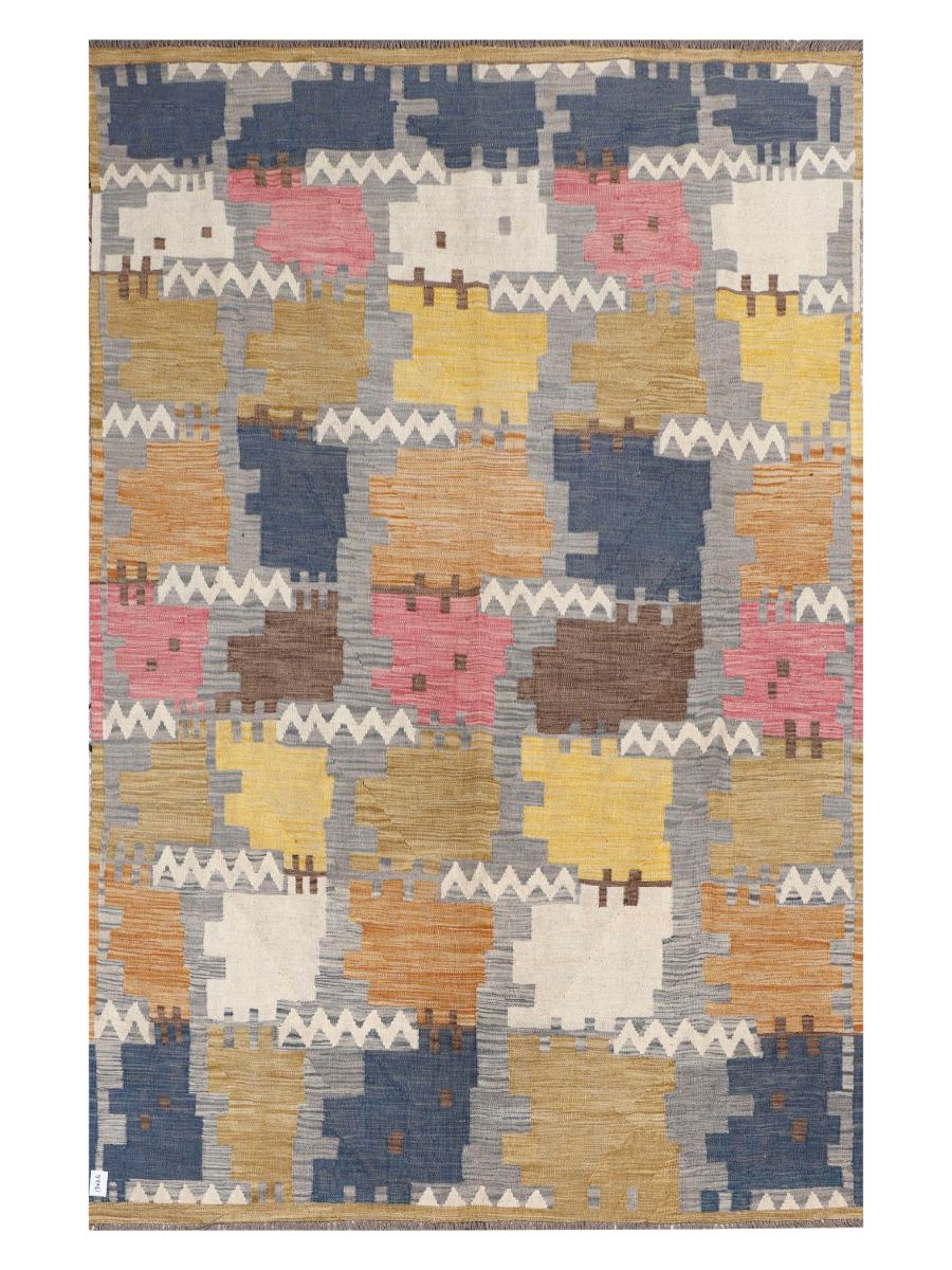 Maimana Afghanistan Kilim Area Rug - 295 x 192 cm
