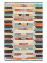Maimana Afghanistan Kilim Area Rug - 302 x 195 cm