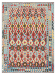 Maimana Afghanistan Kilim Area Rug - 355 x 266 cm