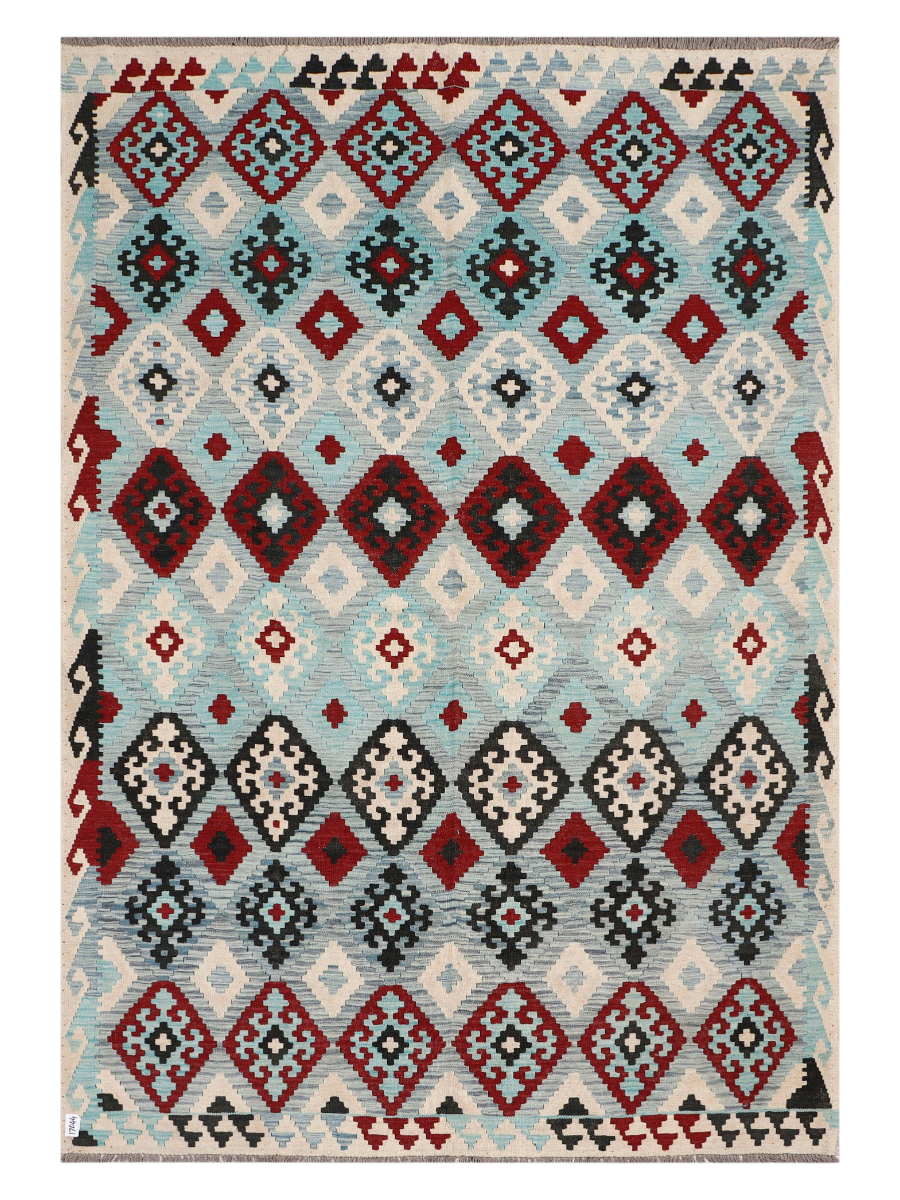Maimana Afghanistan Kilim Area Rug - 301 x 208 cm